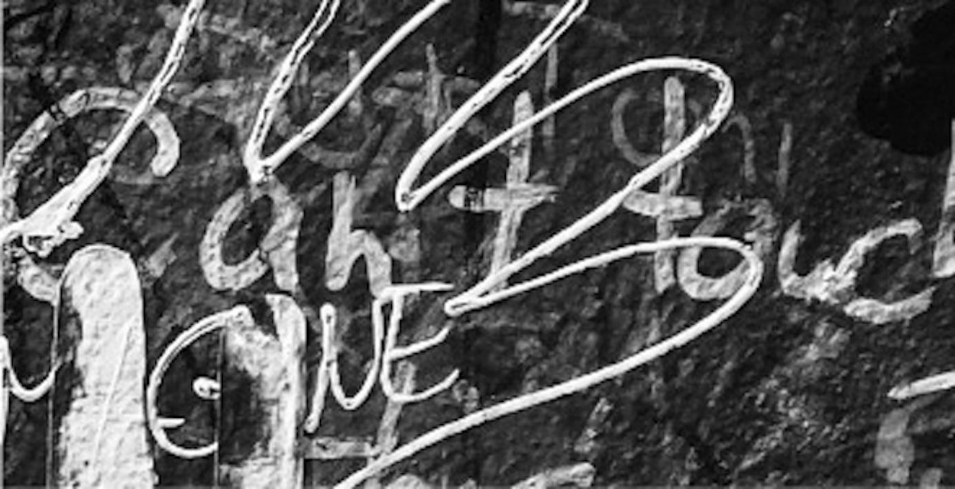 Photograph of graffiti tags